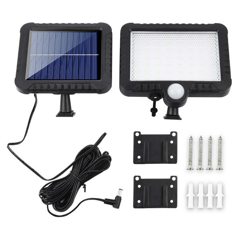 Waterproof solar wall light