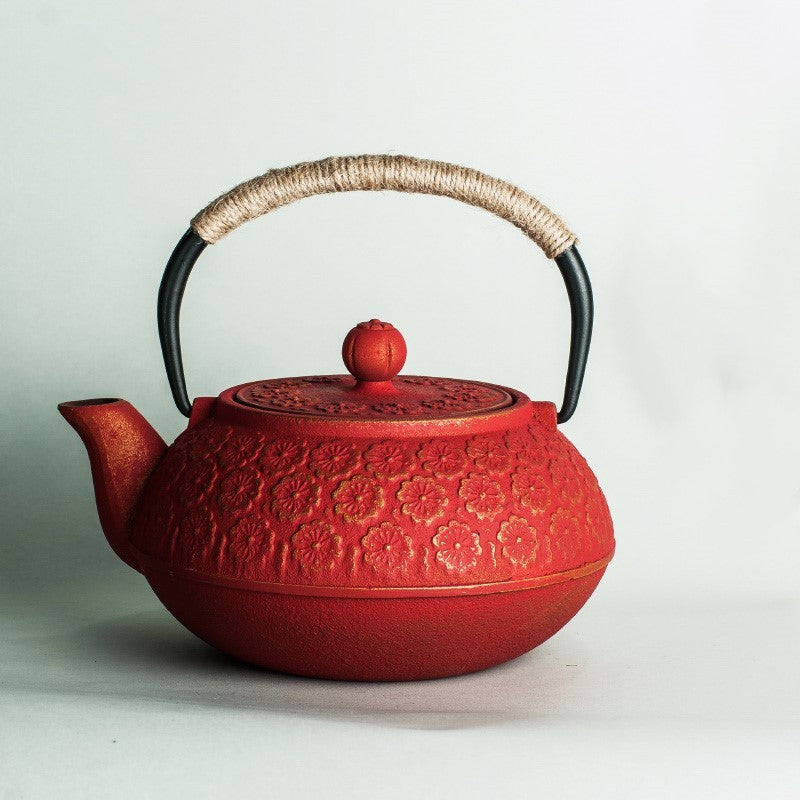 Red Cast Teapot Chifumi