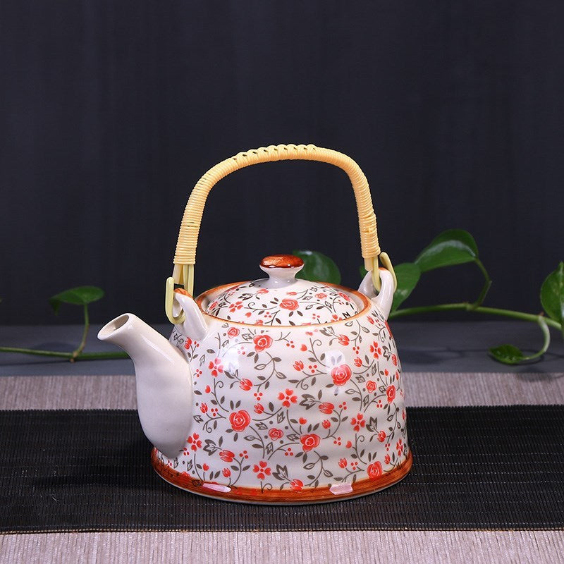 Japanese style porcelain teapot
