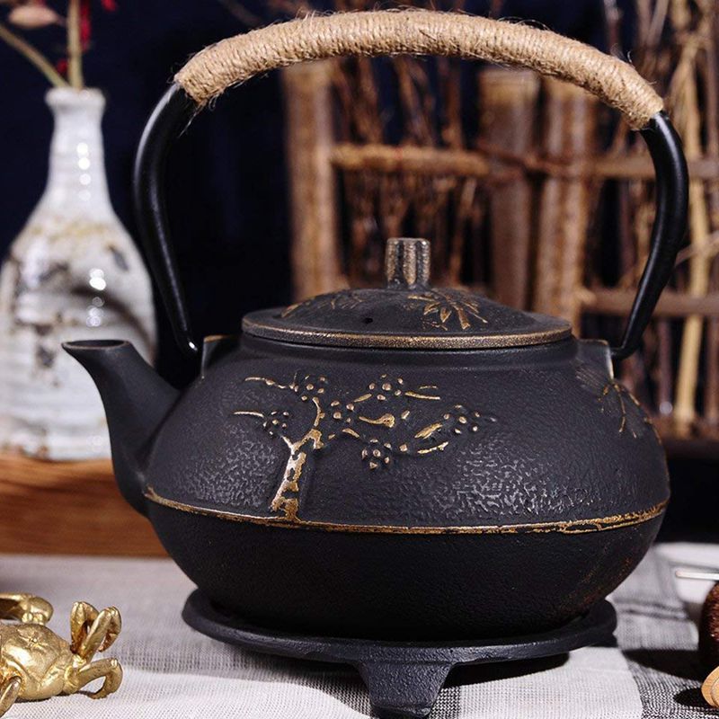 Japanese iron teapot