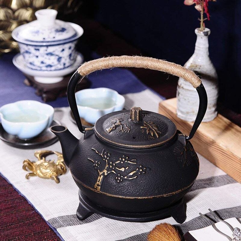 Japanese iron teapot
