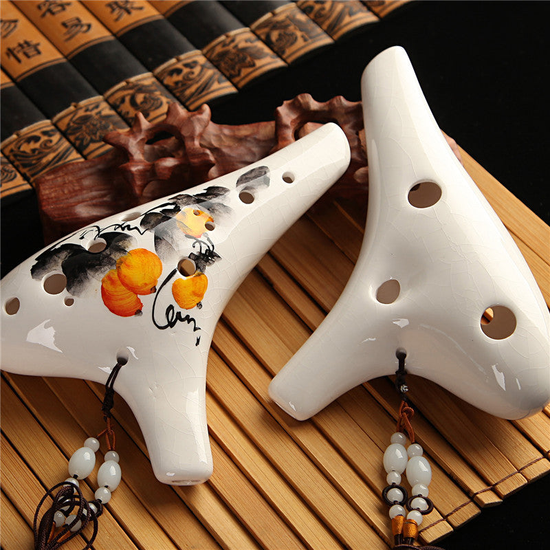 Hand painted ocarina