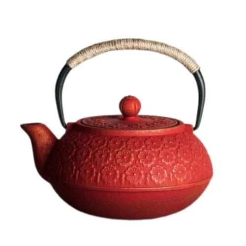 Red Cast Teapot Chifumi