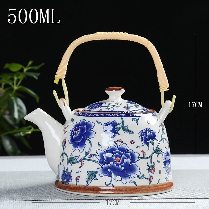 Japanese style porcelain teapot