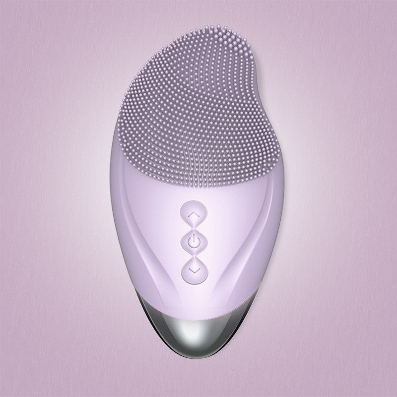 Heated electric silicone cleansing instrument - Mercazul