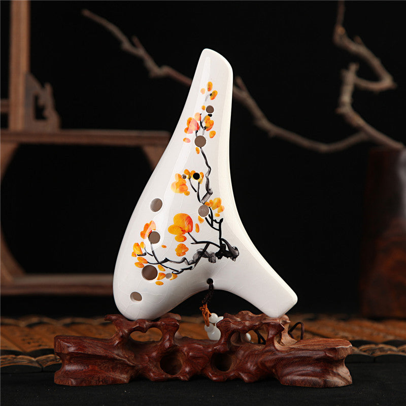 Hand painted ocarina