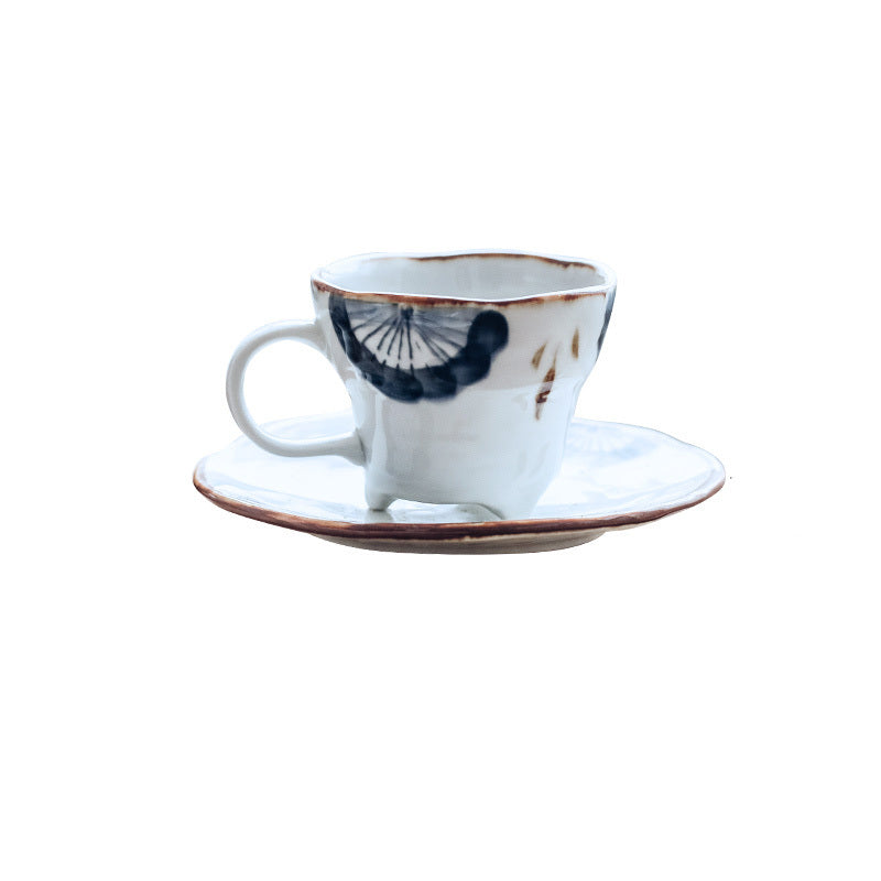 Retro hand painted teapot set
