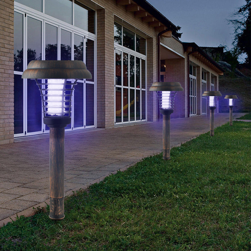 Solar LED mosquito repellent lamp
