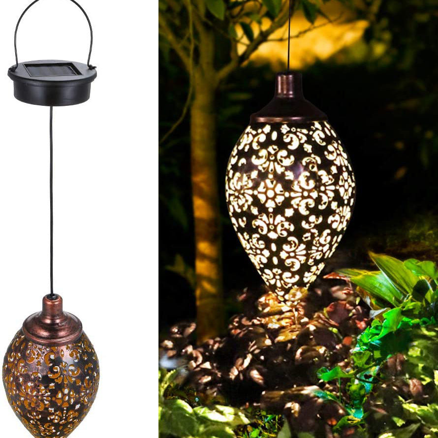 Outdoor waterproof solar hollow lamp - Mercazul