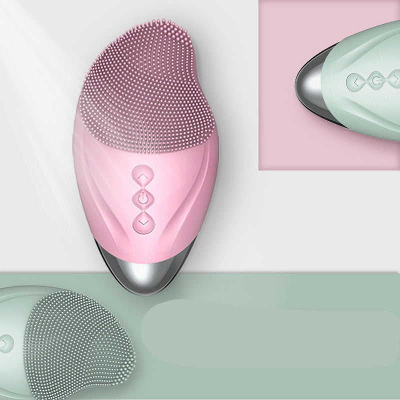 Heated electric silicone cleansing instrument - Mercazul