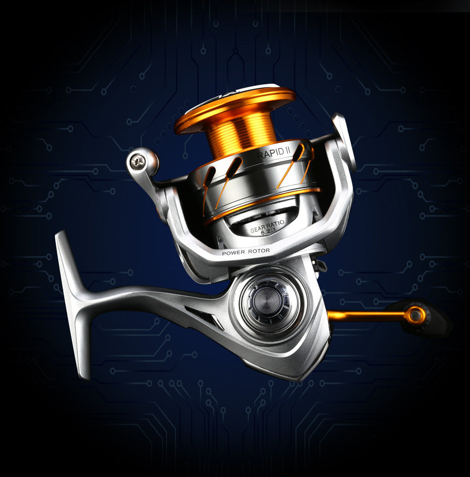 Full metal cast fishing reel