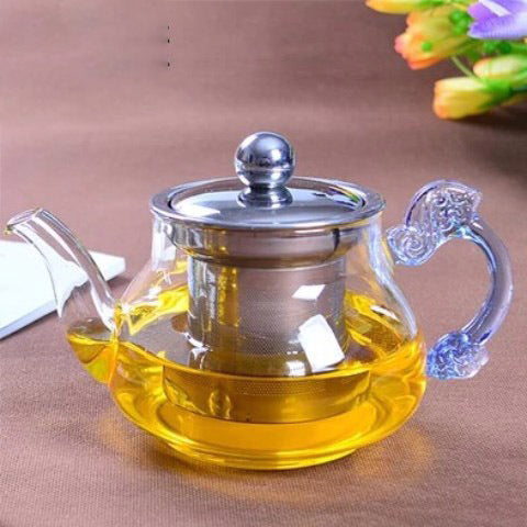 Glass  teapot