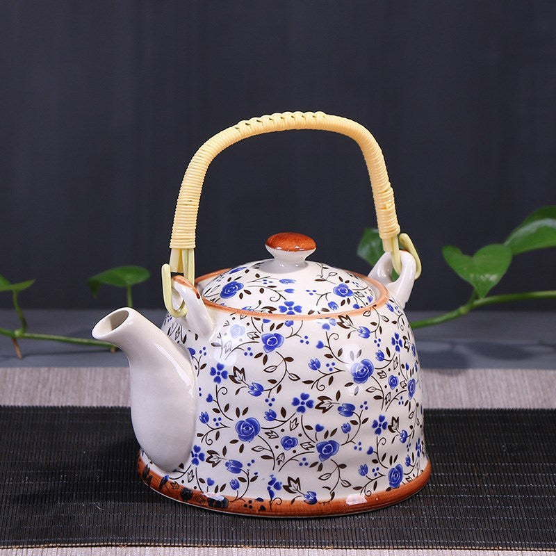 Japanese style porcelain teapot