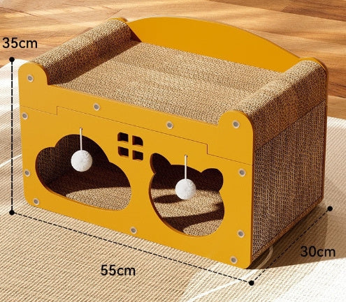 Sisal recliners, scratching boards & more, for cats - Mercazul