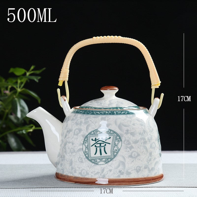 Japanese style porcelain teapot