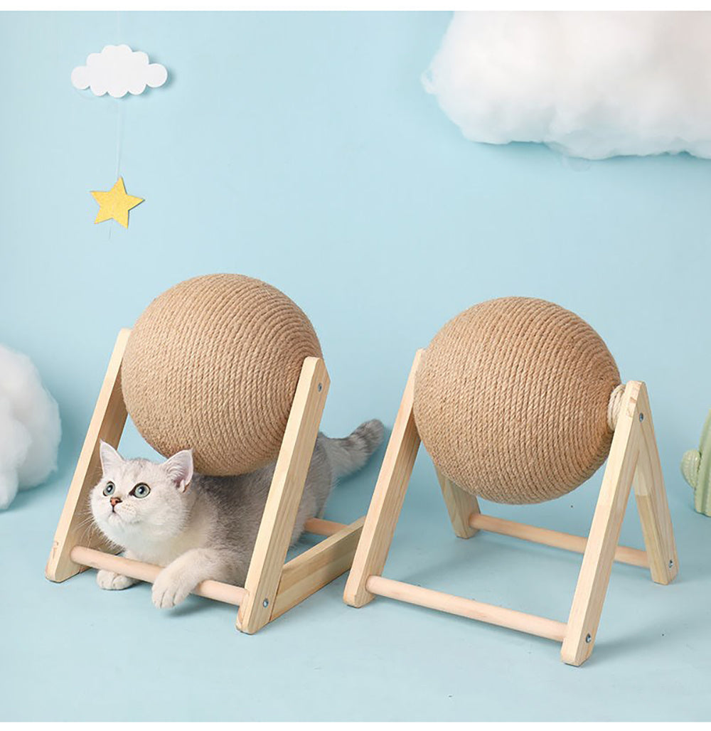 Sisal catching ball toy for cats - Mercazul
