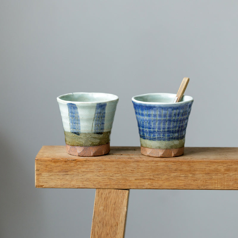 Stoneware Underglaze Handmade Mug - Mercazul