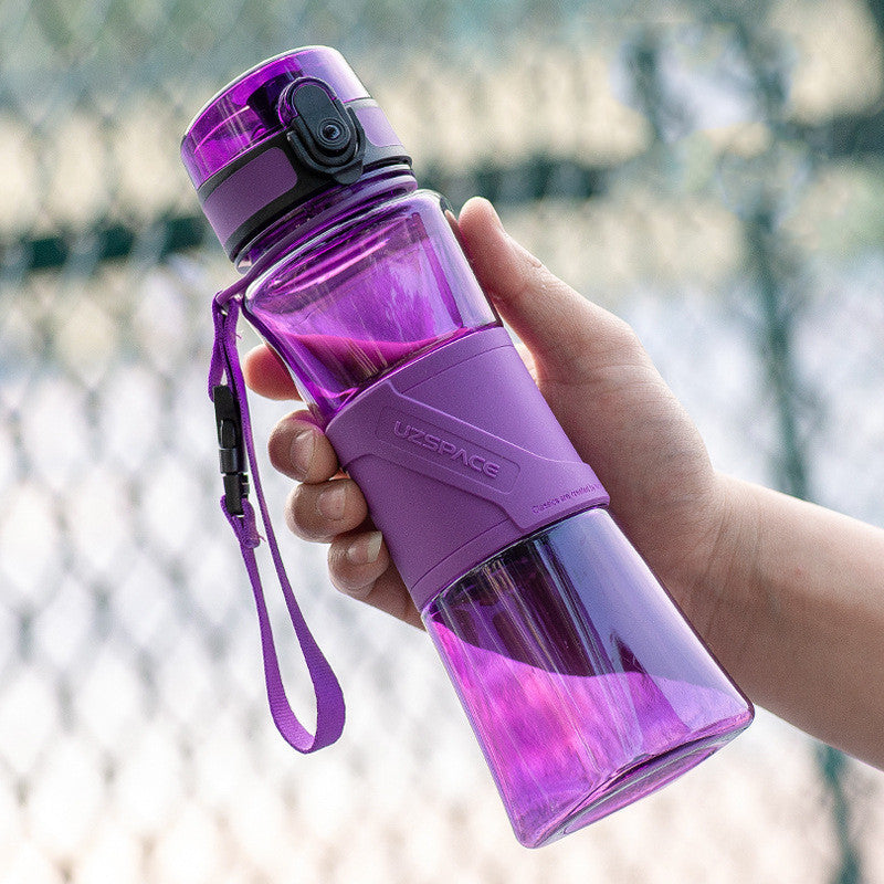 Sports bottle portable plastic bottle cup - Mercazul