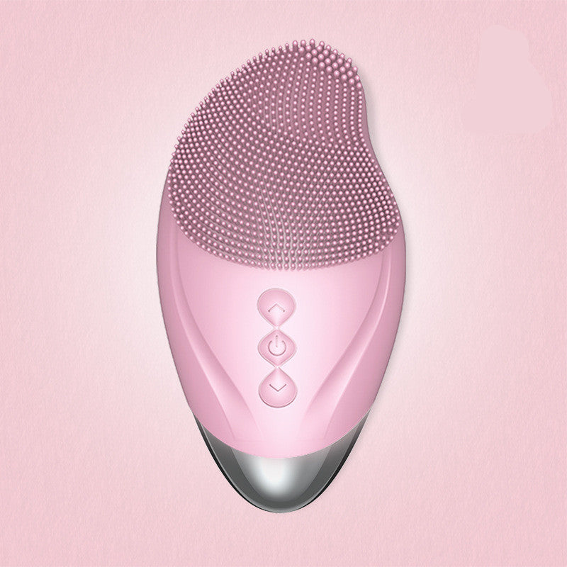 Heated electric silicone cleansing instrument - Mercazul