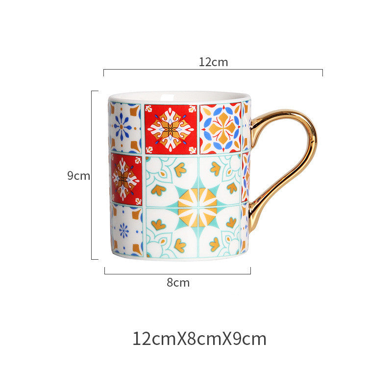 Baroque ceramic mug - Mercazul