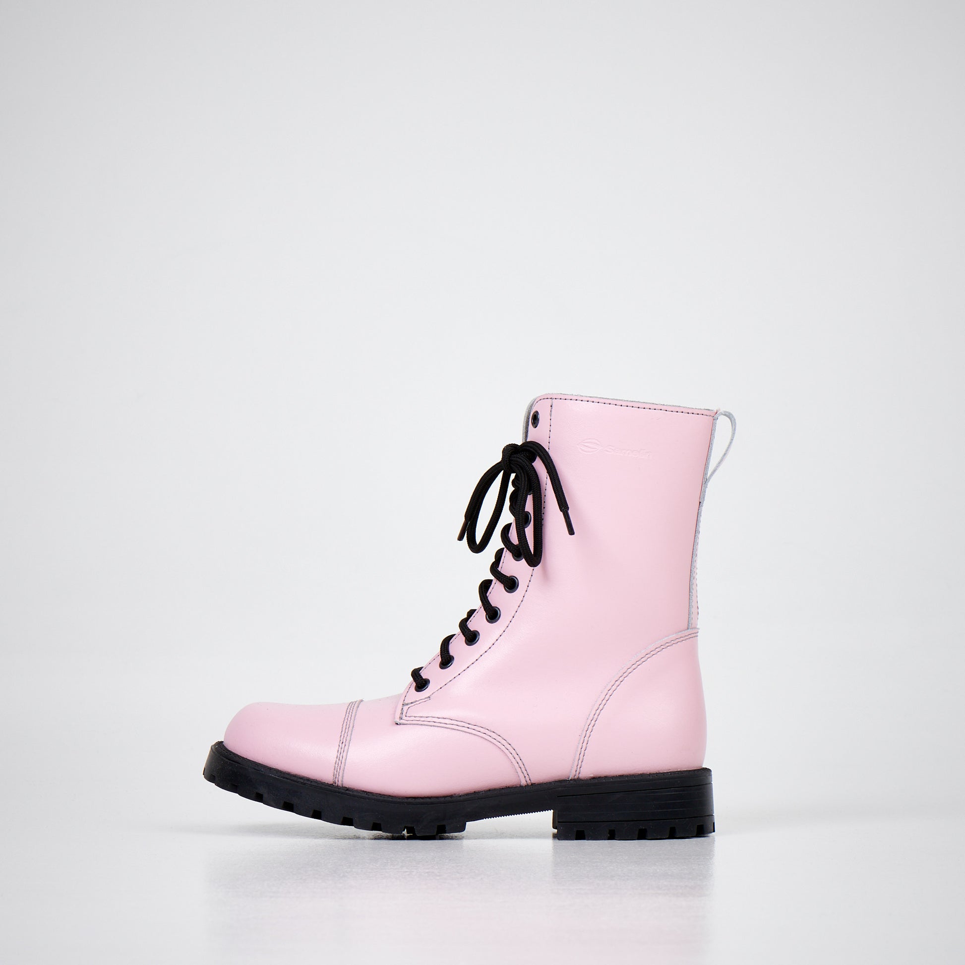 511 Pink punk-style boots