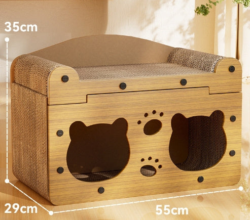 Sisal recliners, scratching boards & more, for cats - Mercazul
