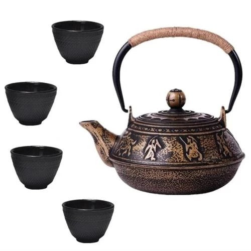 Red Cast Teapot Chifumi