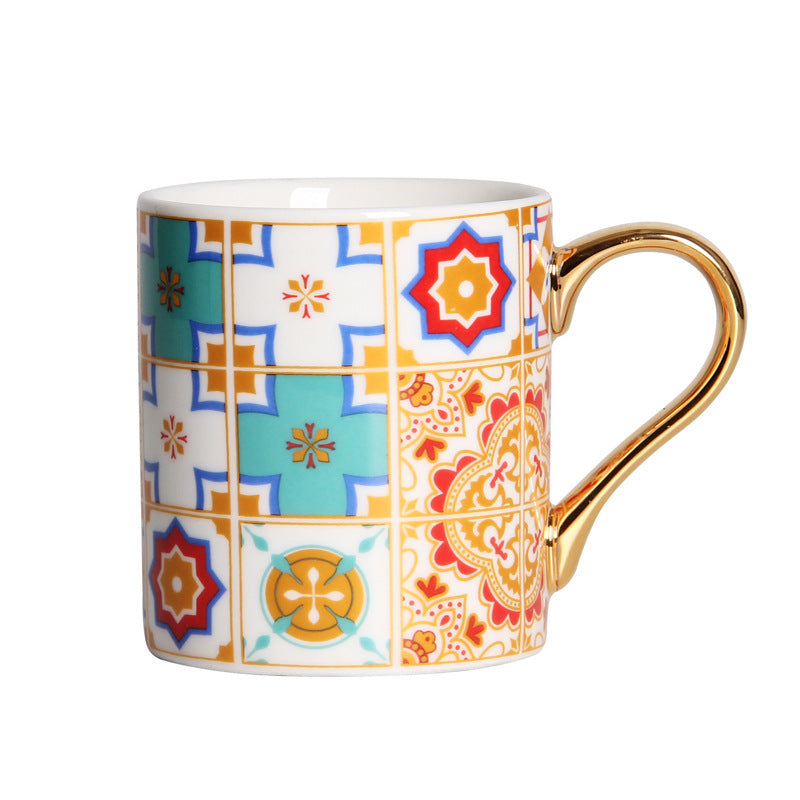 Baroque ceramic mug - Mercazul