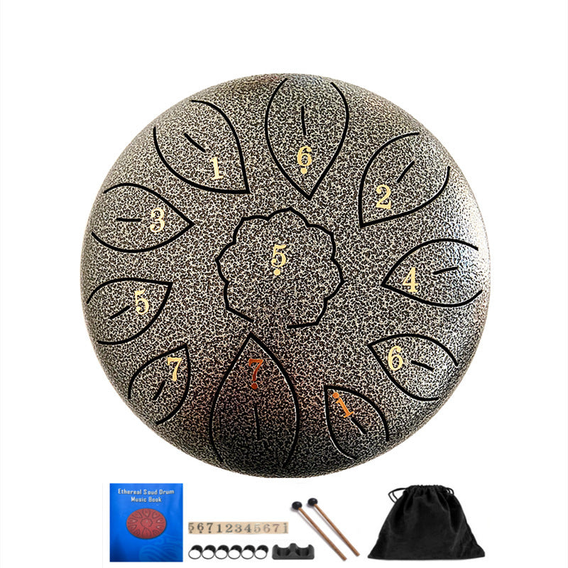 6-inchs 11-tones ethereal drum grey