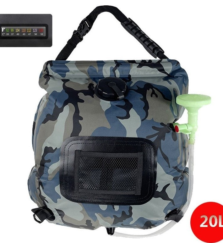 Solar shower bag