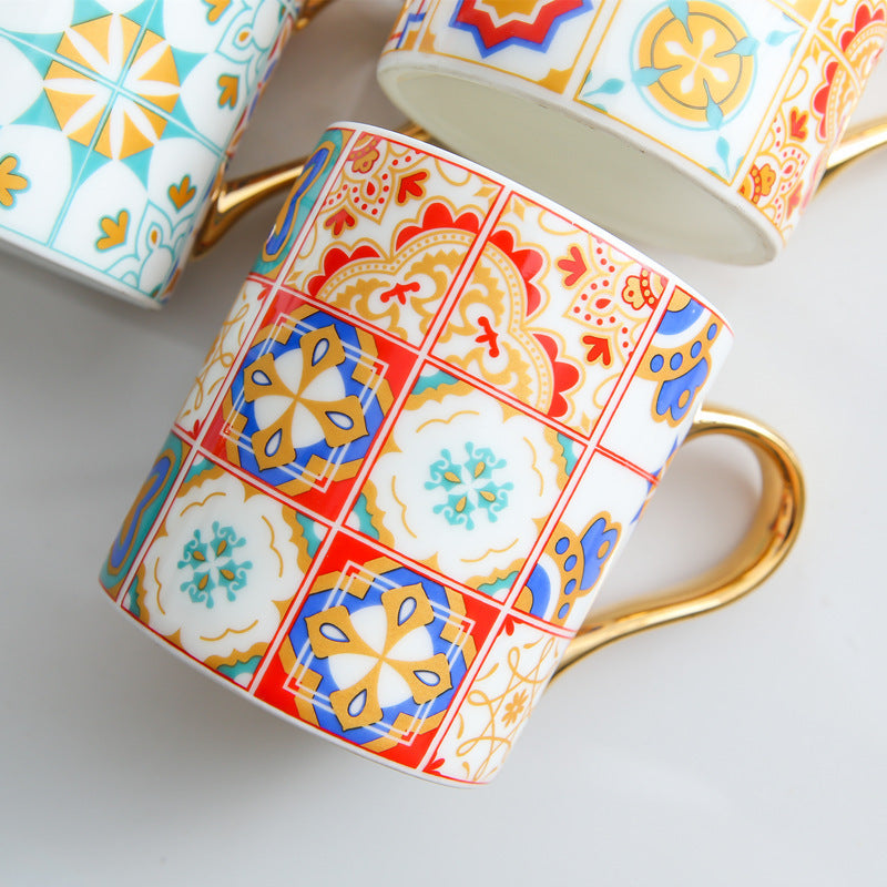 Baroque ceramic mug - Mercazul