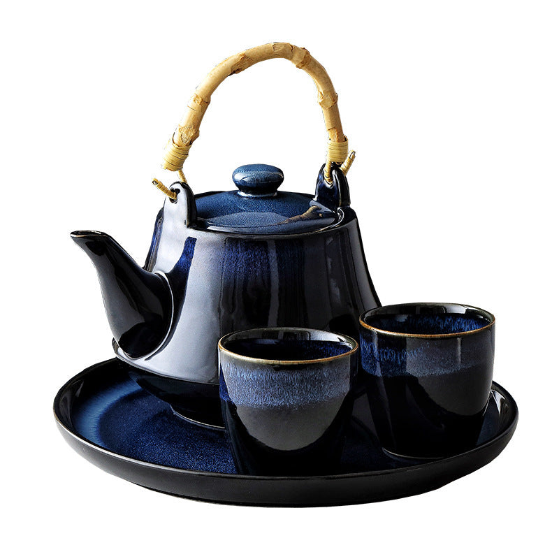 Japanese-style ceramic teapot