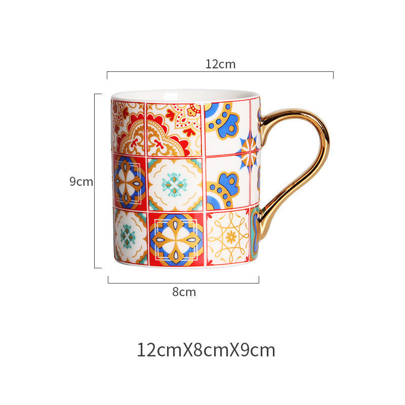 Baroque ceramic mug - Mercazul