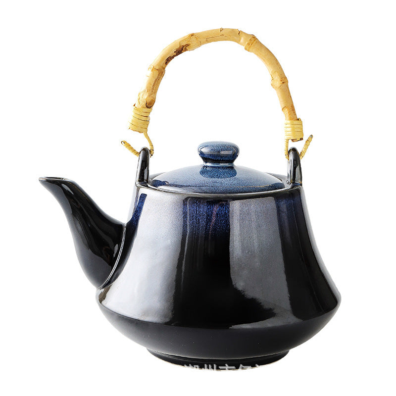 Japanese-style ceramic teapot