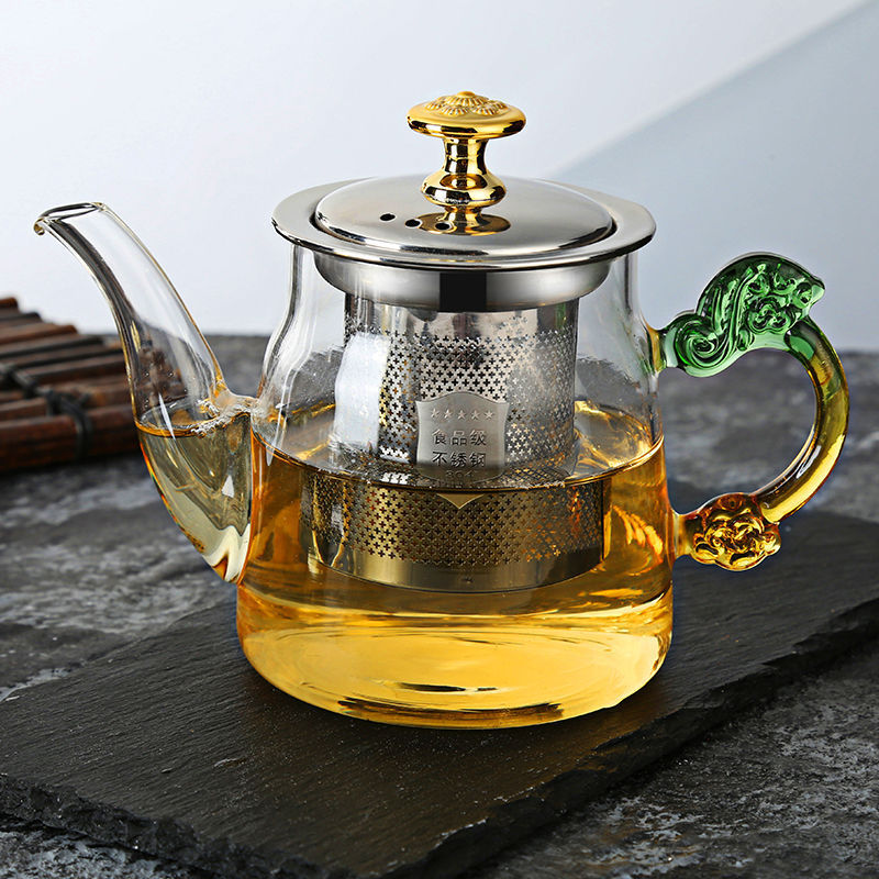 Glass  teapot