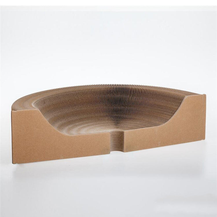 Corrugated nest shape scratching board for cats - Mercazul