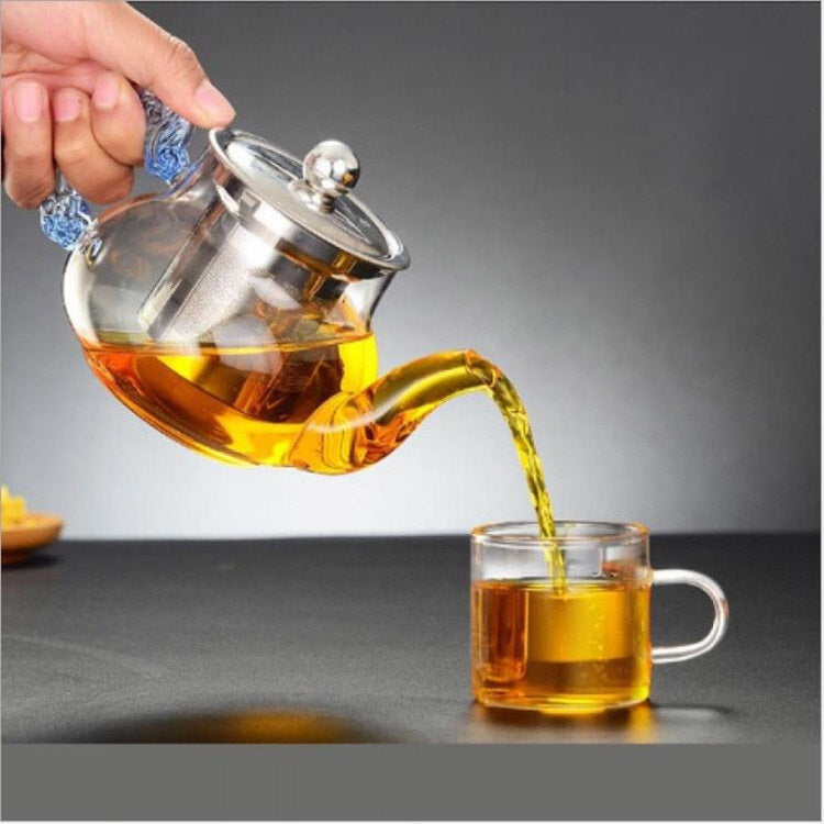 Glass  teapot