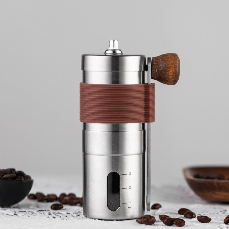 Stainless steel portable coffee grinder - Mercazul