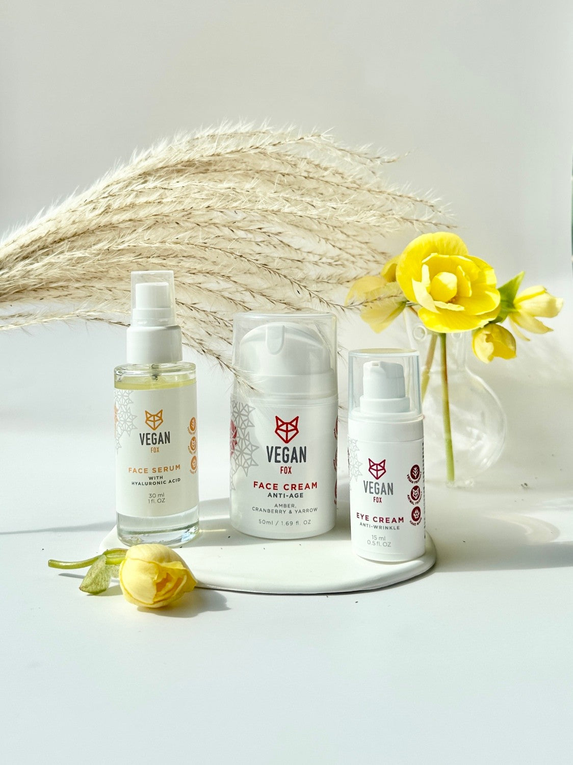 Anti-age vegan face care set