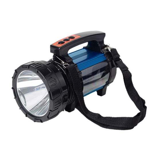 High power solar flashlight