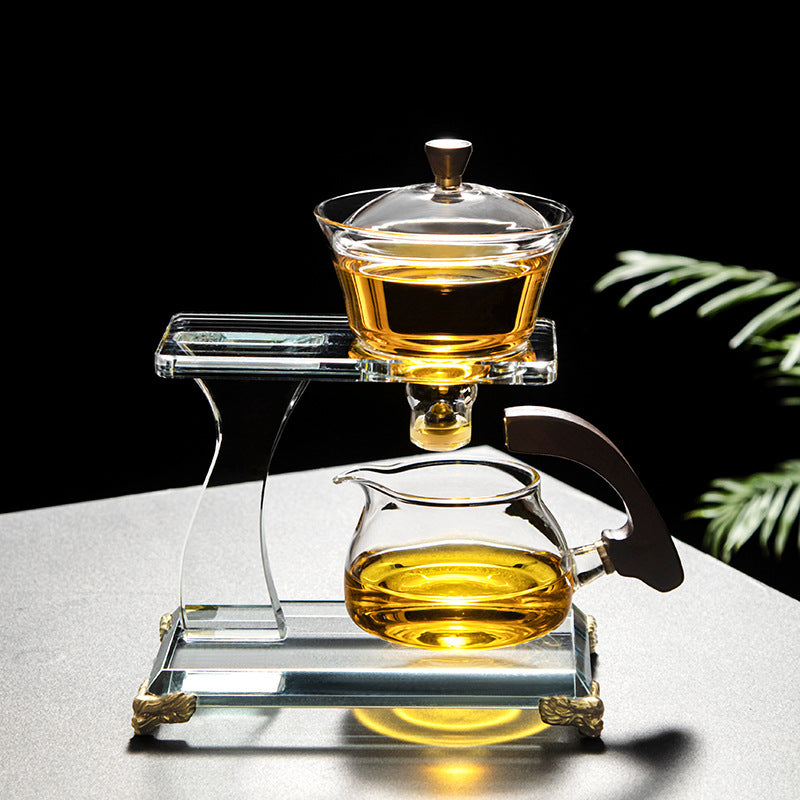 Borosilicate magnetic glass teapot