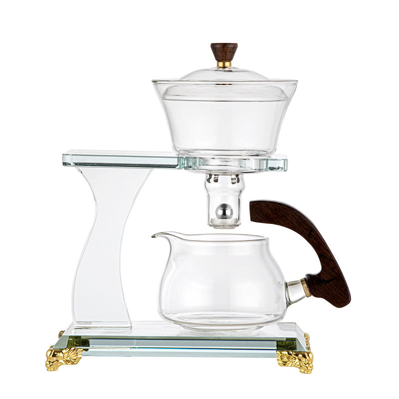Borosilicate magnetic glass teapot