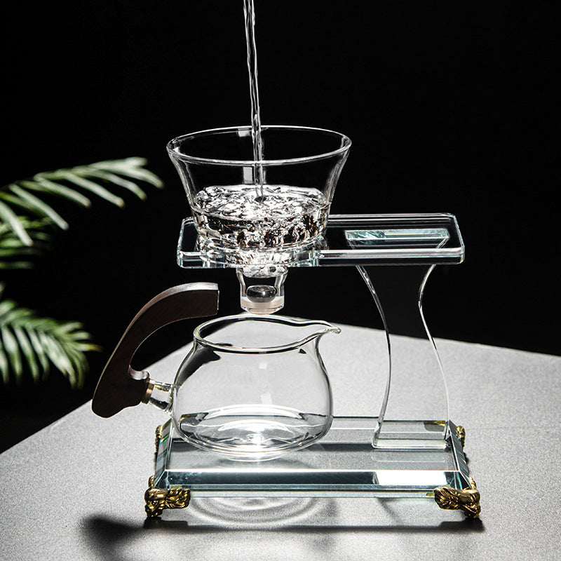 Borosilicate magnetic glass teapot