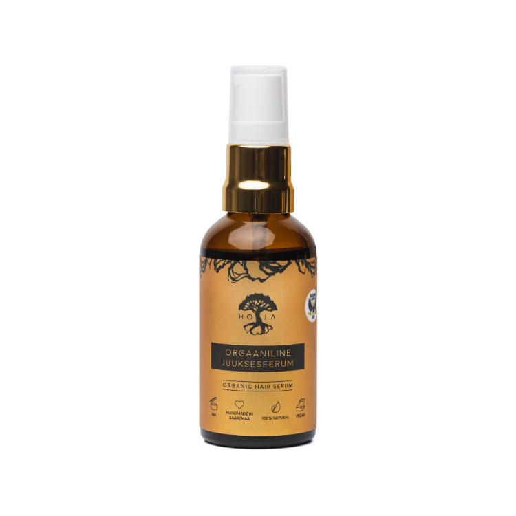 Organic hair serum