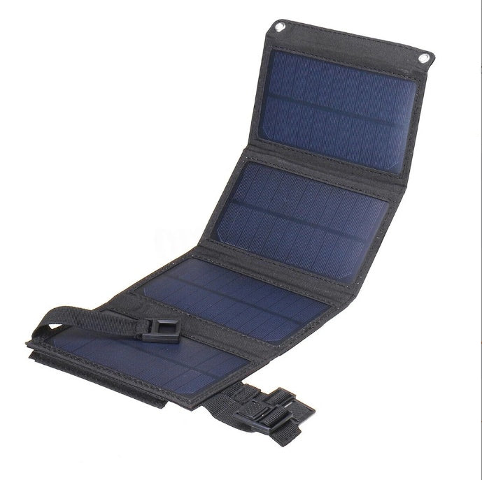 Outdoor folding solar panels