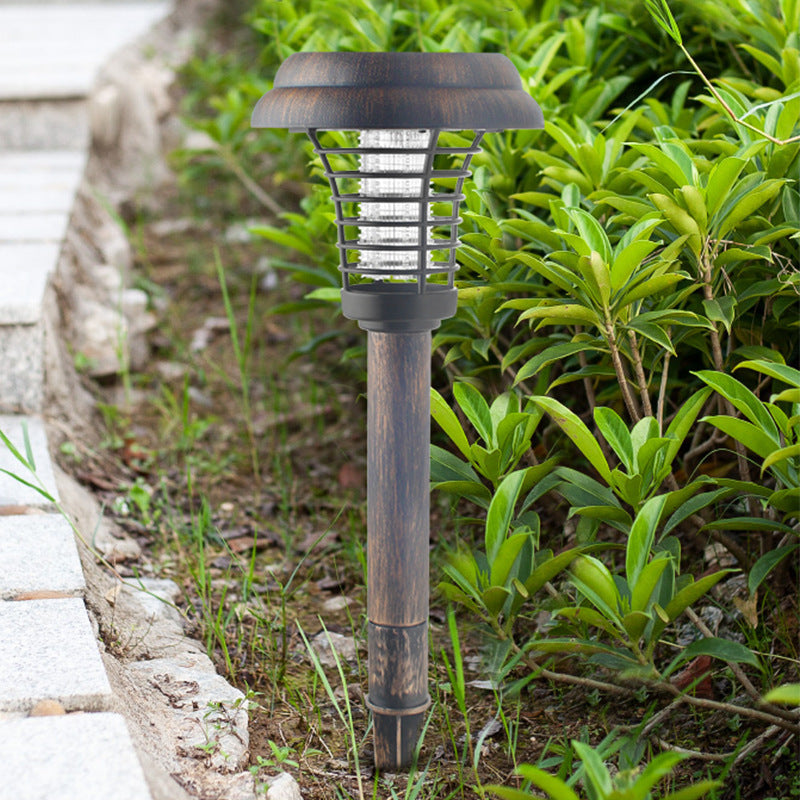 Solar LED mosquito repellent lamp