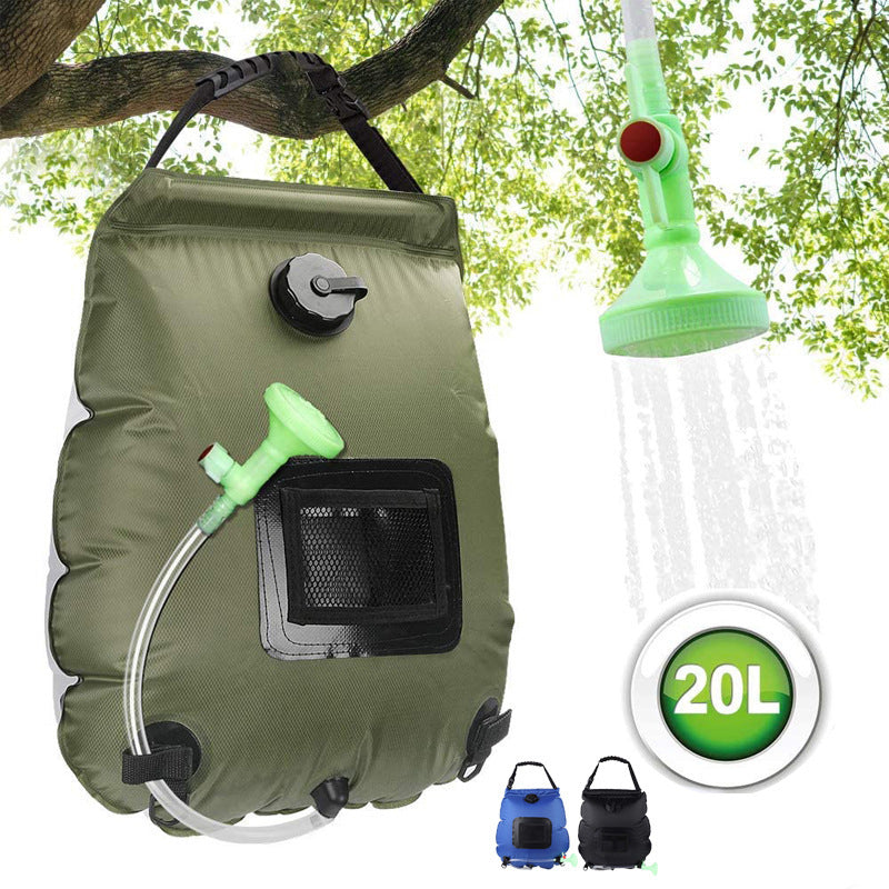 Solar shower bag