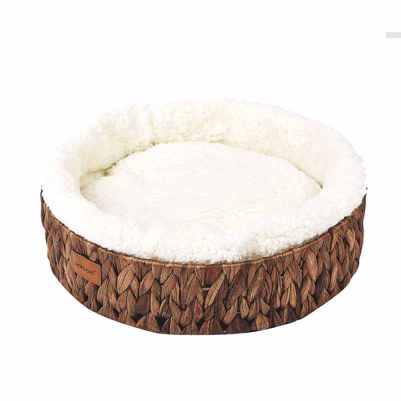 Rattan fiber scratch board and winter nest for cats - Mercazul