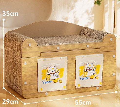 Sisal recliners, scratching boards & more, for cats - Mercazul