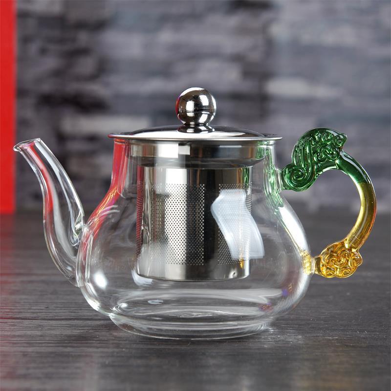 Glass  teapot